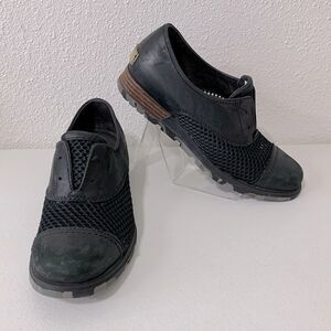 Sorel‎ Major Oxford Black Mesh Sz 6.5
